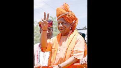 Yogi appealed for support for Ashok Rawat in Misrikh, Rajesh Verma in Sitapur, and Dr. Anand Kumar Gond in Bahraich Lok Sabha seats. (File) Yogi appealed for support for Ashok Rawat in Misrikh, Rajesh Verma in Sitapur, and Dr. Anand Kumar Gond in Bahraich Lok Sabha seats. (File)