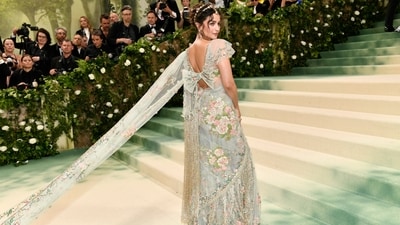 Alia Bhatt attended The Metropolitan Museum of Art's Costume Institute benefit gala celebrating the opening of the Sleeping Beauties: Reawakening Fashion exhibition on Monday. (AP) (Evan Agostini/Invision/AP) Alia Bhatt attended The Metropolitan Museum of Art's Costume Institute benefit gala celebrating the opening of the Sleeping Beauties: Reawakening Fashion exhibition on Monday. (AP) (Evan Agostini/Invision/AP)