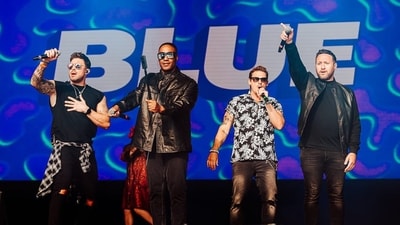Blue performs during a concert (Instagram) Blue performs during a concert (Instagram)