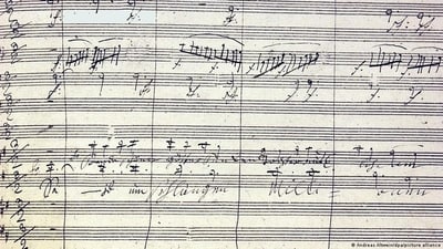 The 200-page manuscript is considered one of greatest pieces of music ever written (Andreas Altwein/dpa/picture alliance ) The 200-page manuscript is considered one of greatest pieces of music ever written (Andreas Altwein/dpa/picture alliance )
