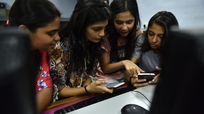 Students who appeared in the examination can check their scores by visiting the official website of HPBOSE at hpbose.org. (Bachchan Kumar/Hindustan Times/For representation only)