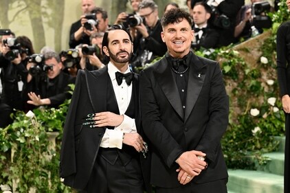 Marc Jacobs, left, and Char Defrancesco attend The Metropolitan Museum of Art's Costume Institute benefit gala celebrating the opening of the "Sleeping Beauties: Reawakening Fashion". (Photo by Evan Agostini/Invision/AP) Marc Jacobs, left, and Char Defrancesco attend The Metropolitan Museum of Art's Costume Institute benefit gala celebrating the opening of the "Sleeping Beauties: Reawakening Fashion". (Photo by Evan Agostini/Invision/AP)