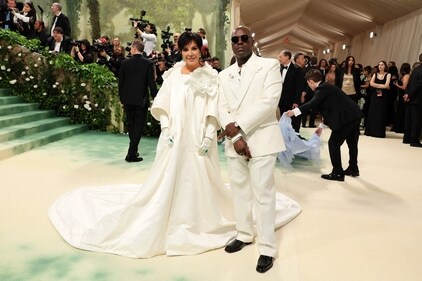 Kris Jenner and Corey Gamble attend The 2024 Met Gala Celebrating "Sleeping Beauties: Reawakening Fashion" at The Metropolitan Museum of Art. (Getty Images via AFP) Kris Jenner and Corey Gamble attend The 2024 Met Gala Celebrating "Sleeping Beauties: Reawakening Fashion" at The Metropolitan Museum of Art. (Getty Images via AFP)