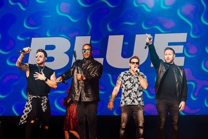 Blue performs during a concert (Instagram) Blue performs during a concert (Instagram)