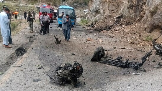 Pakistan’s military on Tuesday said a suicide bombing that killed five Chinese engineers and a Pakistani driver in March was planned in neighboring Afghanistan and that the bomber was an Afghan citizen. (AP)