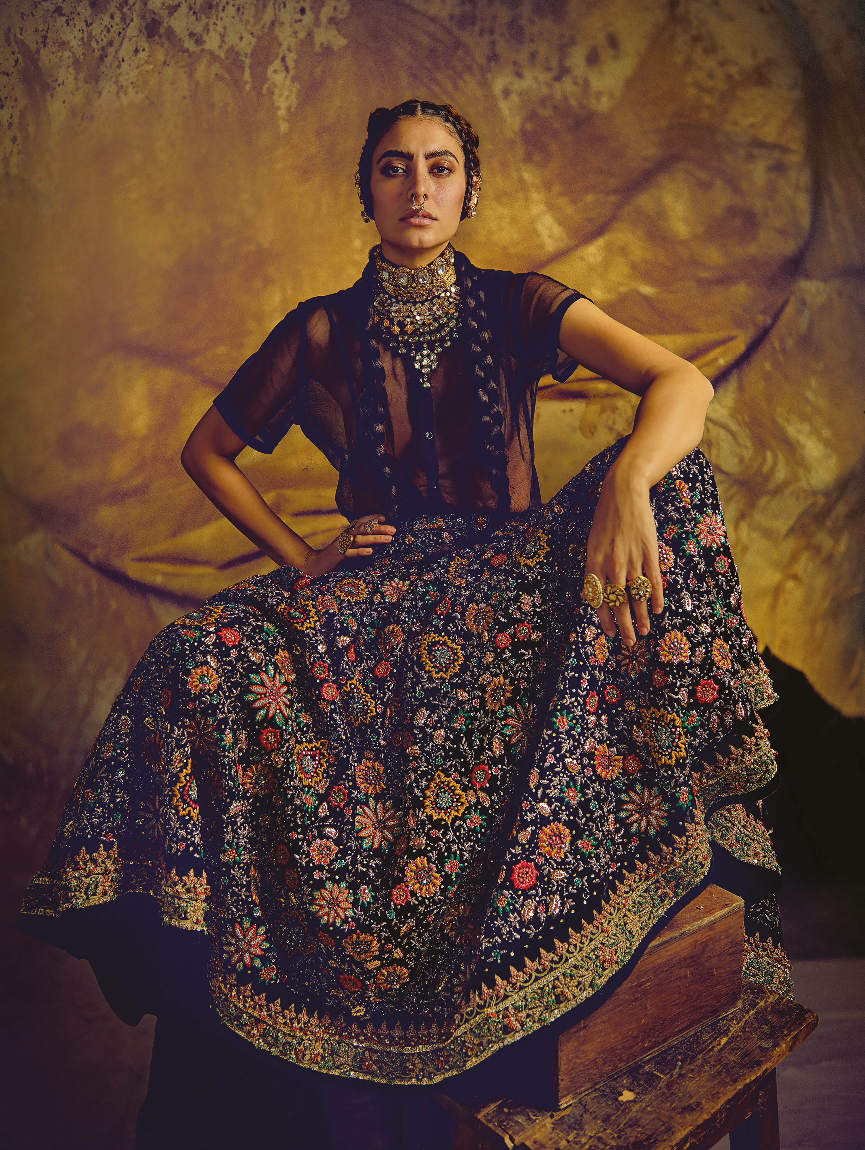 Bridal couture (Courtesy Journey to India Modern) Bridal couture (Courtesy Journey to India Modern)