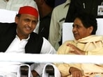 Bahujan Samaj Party’s chief Mayawati and Samajwadi Party supremo Akhilesh Yadav. Bahujan Samaj Party’s chief Mayawati and Samajwadi Party supremo Akhilesh Yadav.