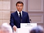 France's President Emmanuel Macron is seen. (AFP)
