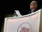 Festival General Delegate Thierry Fremaux holds a press conference to announce the official selection of the 77th edition of the Cannes Film Festival. (Photo by ALAIN JOCARD / AFP)