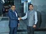 Moosa Zameer on Wednesday arrived in New Delhi