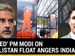 'CAGED' PM MODI ON KHALISTAN FLOAT ANGERS INDIA 'CAGED' PM MODI ON KHALISTAN FLOAT ANGERS INDIA