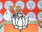 Prime Minister Narendra Modi addresses a public meeting for the Lok Sabha polls in Warangal, Telangana on Wednesday. Prime Minister Narendra Modi addresses a public meeting for the Lok Sabha polls in Warangal, Telangana on Wednesday.