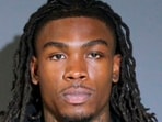 This photo provided by the DeSoto Police Department, in DeSoto, Texas, Thursday, April 11, 2024, shows the police booking photo of Kansas City Chiefs' Rashee Rice. Dallas police said Thursday that Rice had turned himself into the Glenn Heights Police Department and was processed at the Regional Jail in Desoto on charges including aggravated assault after he and another driver of a speeding sports car allegedly caused a crash involving a half-dozen vehicles on a Dallas highway the previous month. (DeSoto Police Department via AP) This photo provided by the DeSoto Police Department, in DeSoto, Texas, Thursday, April 11, 2024, shows the police booking photo of Kansas City Chiefs' Rashee Rice. Dallas police said Thursday that Rice had turned himself into the Glenn Heights Police Department and was processed at the Regional Jail in Desoto on charges including aggravated assault after he and another driver of a speeding sports car allegedly caused a crash involving a half-dozen vehicles on a Dallas highway the previous month. (DeSoto Police Department via AP)