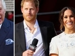 How Prince Harry and Meghan Markle ‘ruined’ Charles' first year as king (Photo by HENRY NICHOLLS / AFP, REUTERS/Caitlin Ochs/File Photo)