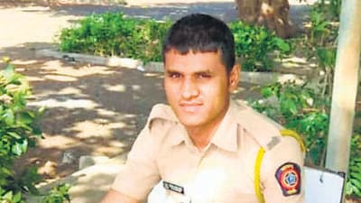 30-year-old constable, Vishal Pawar. 30-year-old constable, Vishal Pawar.