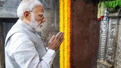 PM Narendra Modi reached the southern state on Tuesday night and stayed at the Rajbhavan. (ANI) PM Narendra Modi reached the southern state on Tuesday night and stayed at the Rajbhavan. (ANI)