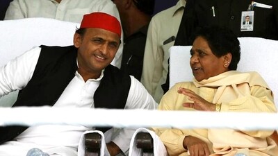 Bahujan Samaj Party’s chief Mayawati and Samajwadi Party supremo Akhilesh Yadav. (ANI) Bahujan Samaj Party’s chief Mayawati and Samajwadi Party supremo Akhilesh Yadav. (ANI)