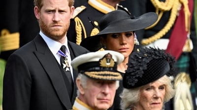 A friend of King Charles claims that the British monarch won't see his son, Prince Harry, due to his 'cruel' remarks about Queen Camilla in his memoir, Spare (REUTERS)