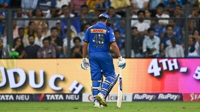 Rohit Sharma's form has been dismal since April 30. (AFP) Rohit Sharma's form has been dismal since April 30. (AFP)