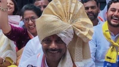 Congress leader Ravindra Dhangekar published manifesto for Pune city and promised better public transport, healthcare and safety for the citizens. (HT)