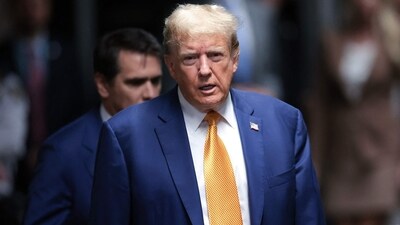 Former President Trump has won Indiana's Republican primary but many suburban voters opted for Nikki Haley despite her leaving the race (Getty Images via AFP) Former President Trump has won Indiana's Republican primary but many suburban voters opted for Nikki Haley despite her leaving the race (Getty Images via AFP)