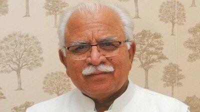 Former Haryana CM Manohar Lal Khattar. (HT File) Former Haryana CM Manohar Lal Khattar. (HT File)
