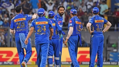 Mumbai Indians are out of the playoffs race. (ANI) Mumbai Indians are out of the playoffs race. (ANI)
