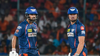KL Rahul's LSG side posted the third-lowest score in the powerplay against SRH (PTI) KL Rahul's LSG side posted the third-lowest score in the powerplay against SRH (PTI)