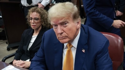 Donald Trump seen ‘cursing audibly’ and shaking his head during the trial (Photo by Win McNamee / POOL / AFP) (AFP) Donald Trump seen ‘cursing audibly’ and shaking his head during the trial (Photo by Win McNamee / POOL / AFP) (AFP)