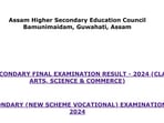 Assam 12th Result 2024: Assam HS results have been released, Check scores through the direct link. Assam 12th Result 2024: Assam HS results have been released, Check scores through the direct link.