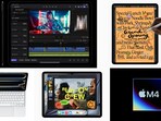 Clockwise from left: Updated iPad Pro, the Apple Pencil Pro, M4 chip, the new iPad Air and the updated Magic Keyboard (Official handouts) Clockwise from left: Updated iPad Pro, the Apple Pencil Pro, M4 chip, the new iPad Air and the updated Magic Keyboard (Official handouts)