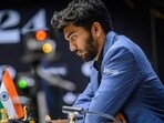 D Gukesh in action