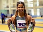 A file image of Indian sprinter Jyothi Yarraji.