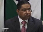 Ministry of external affairs spokesperson Randhir Jaiswal (Screengrab)