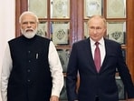 Prime Minister Narendra Modi with Russian President Vladimir Putin. (ANI File)