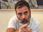 Congress leader Rahul Gandhi speaks during a video message addressing Prime Minister Narendra Modi amid the ongoing Lok Sabha elections. Congress leader Rahul Gandhi speaks during a video message addressing Prime Minister Narendra Modi amid the ongoing Lok Sabha elections.