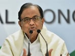 Former finance minister P Chidambaram. Former finance minister P Chidambaram.
