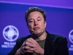 Elon Musk, co-founder of Tesla and SpaceX and owner of X Holdings Corp., speaks at the Milken Institute's Global Conference at the Beverly Hilton Hotel. (Photo by Apu Gomes / GETTY IMAGES NORTH AMERICA / Getty Images via AFP)
