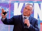 Independent presidential candidate Robert F. Kennedy Jr. speak at a press conference in the Brooklyn borough of New York, on May 1, 2024. (Photo by Kena Betancur / AFP)