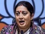 Union minister and Amethi MP Smriti Irani. (File) Union minister and Amethi MP Smriti Irani. (File)