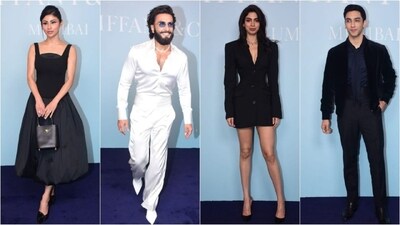 Ranveer Singh and other celebs attend Tiffany's store launch: Who wore what (Instagram) Ranveer Singh and other celebs attend Tiffany's store launch: Who wore what (Instagram)