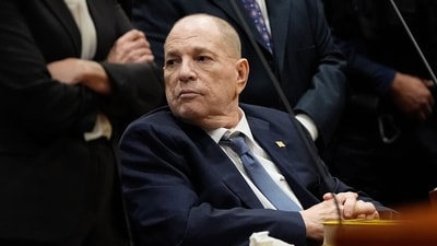 Harvey Weinstein appears in Queens criminal court, Thursday, May 9, 2024, in New York. Harvey Weinstein returned to court in New York City as authorities considered an extradition request from California to serve his sentence for a 2022 rape conviction. (AP)