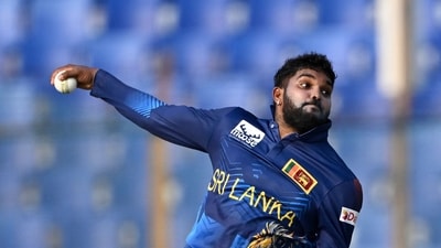 Sri Lanka's Wanindu Hasaranga delivers a ball during the second one-day international (ODI) cricket match between Sri Lanka and Bangladesh (AFP) Sri Lanka's Wanindu Hasaranga delivers a ball during the second one-day international (ODI) cricket match between Sri Lanka and Bangladesh (AFP)