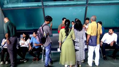 In Delhi, 14 flights were cancelled until 4pm on Wednesday. (ANI) In Delhi, 14 flights were cancelled until 4pm on Wednesday. (ANI)