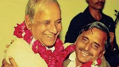 Kanshi Ram and Mulayam Singh Yadav. Kanshi Ram won the Etawah Lok Sabha seat in 1991, marking the beginning of new chapter on caste politics in Uttar Pradesh. (FILE PHOTO) Kanshi Ram and Mulayam Singh Yadav. Kanshi Ram won the Etawah Lok Sabha seat in 1991, marking the beginning of new chapter on caste politics in Uttar Pradesh. (FILE PHOTO)
