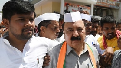 Kishori Lal Sharma, Congress’ Amethi candidate (Deepak Kumar/HT) (HT_PRINT) Kishori Lal Sharma, Congress’ Amethi candidate (Deepak Kumar/HT) (HT_PRINT)