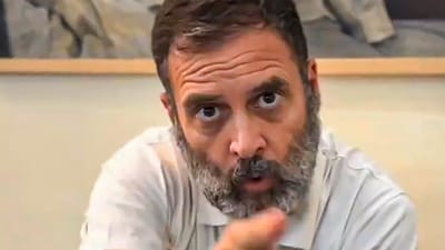 Congress leader Rahul Gandhi speaks during a video message addressing Prime Minister Narendra Modi amid the ongoing Lok Sabha elections. (PTI) Congress leader Rahul Gandhi speaks during a video message addressing Prime Minister Narendra Modi amid the ongoing Lok Sabha elections. (PTI)