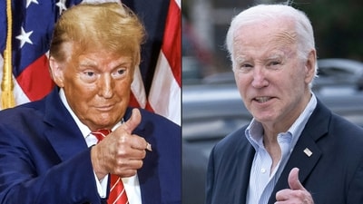 President Joe Biden and former President Donald Trump will face each other in the U.S. presidential election on November 5 this year. (AFP)