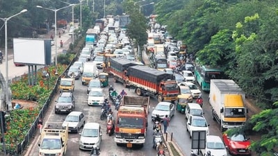 Bengaluru police issue traffic advisory for Hebbal commuters. More details. Bengaluru police issue traffic advisory for Hebbal commuters. More details.