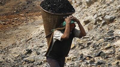 The National Green Tribunal (NGT) had banned rat-hole mining in Meghalaya for being unscientific 10 years ago (HT) The National Green Tribunal (NGT) had banned rat-hole mining in Meghalaya for being unscientific 10 years ago (HT)